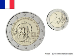 2 Euros Commemorative France 2012 - Abbé Pierre - UNC