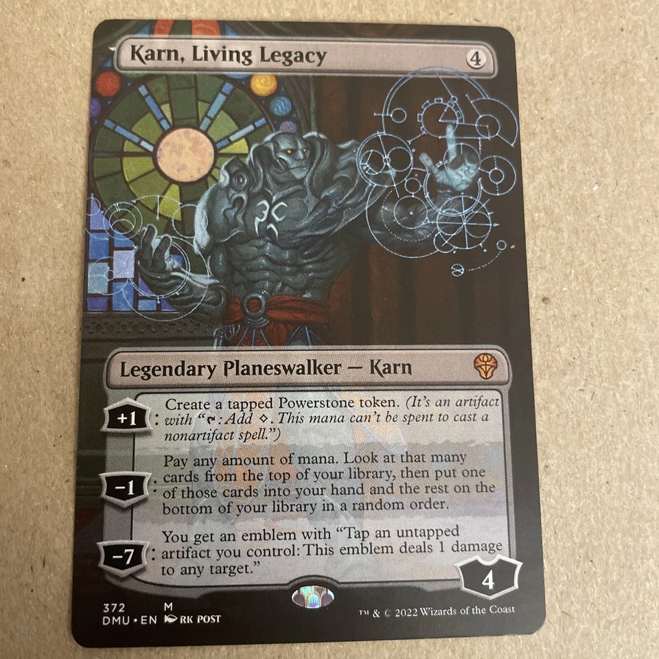 Karn, Living Legacy - Borderless - Dominaria United - NM - Image 1 of 1