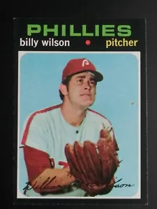 1971 Topps #192 Billy Wilson Philadelphia Phillies Baseball Card NM - Picture 1 of 3