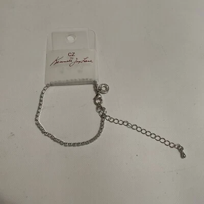 Delicada pulsera de tenis de circonita cúbica CZ by Kenneth Jay Lane FabFitFun Colab 6" Foto 1 de 4