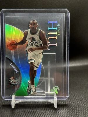 1998-99 SKYBOX EX CENTURY See Thru Holo Basketball Card #6 GRANT HILL Pistons - Image 1 of 2