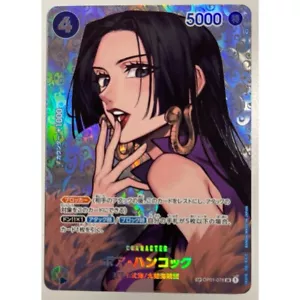 Boa Hancock ONE PIECE Card Game Japanese SP OP01-078 SR Kingdom of Conspiracy - Picture 1 of 2