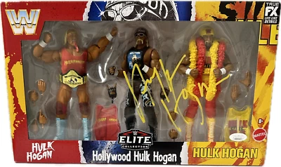 Hulk Hogan Signed Autographed Elite Collection Action Figure JSA Authentic YELL - Image 1 of 4