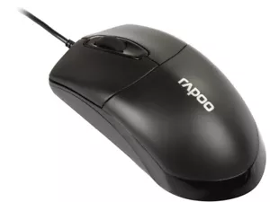 Rapoo N1050 Wired Optical Mouse - Black R - Picture 1 of 1