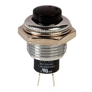 CHROM LÜNETTE NIEDRIGPROFIL BLK LRG Push to Break Schalter (14981) - Bild 1 von 1