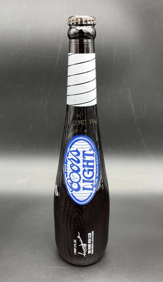 Botella de bate de béisbol Coors Light 500 Home Run Club Reggie Jackson vacía de colección Foto 1 de 4