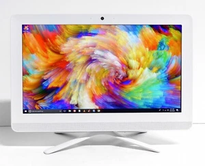 HP 20-C020 Al in One Desktop PC 8gb ram 120gb ssd Windows 10 AMD Quad Core - Picture 1 of 9