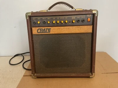 Amplificador de guitarra Crate GX-30M 30 watts peças não testadas reparo - Imagem 1 de 4
