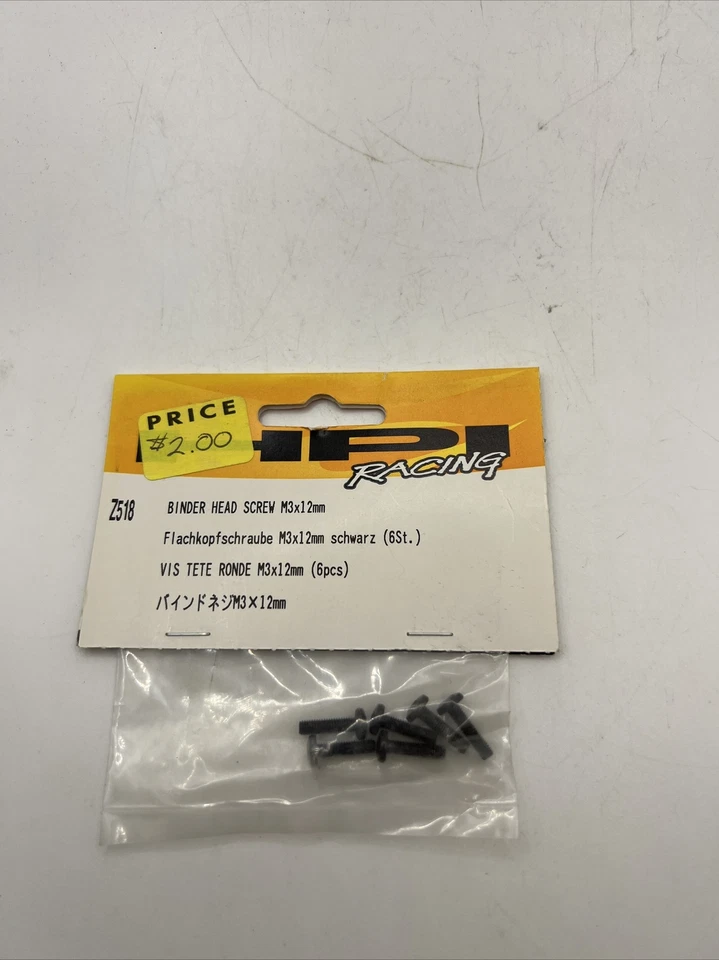HPI Savage XL / Nitro 3 Drift Binder Head Screw M3x12mm (6pcs) Z518 (H4) - Image 1 of 1