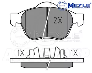 Meyle Set Pastiglia Freno,Asse Anteriore Con Anti-squeak Piatto 025 239 9617 / W - Bild 1 von 2