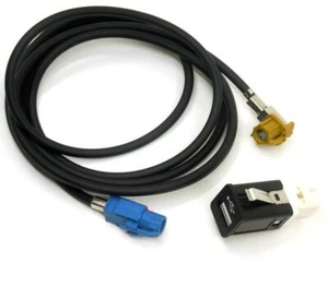 Retrofit kit Glovebox USB Switch Socket Cable For BMW CIC E60 E81 E70 E90 F12 - Picture 1 of 5