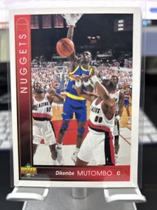 1993-94 Upper Deck #55 - Dikembe Mutumbo - Denver Nuggets - Picture 1 of 2