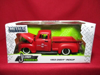 1953 Chevy Pickup Truck 3100 Just Trucks Jada Toys 1/24 Scale Diecast Car - image 1 of 3
