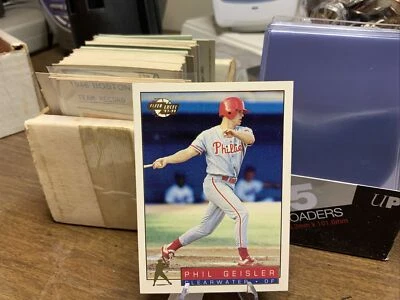 1993-94 Fleer Excel Baseball # 245 Phil Geisler RC - Image 1 of 2