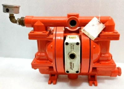WILDEN 2 ALUMINIUM 1" PNEUMATIC AIR DOUBLE DIAPHRAGM PUMP 1" - Image 1 of 4