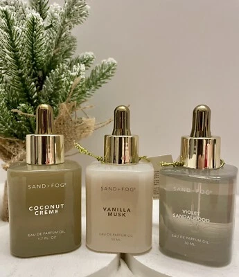 Crema de coco arena + niebla vainilla almizcle violeta sándalo eau de parfum aceite Foto 1 de 3