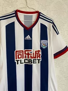 WEST BROMWICH ALBION 2015 2016 ENGLAND HOME FOOTBALL SHIRT JERSEY MENS SIZE L - Picture 1 of 6