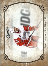 2015-16 Upper Deck Champ's Gold Variant Front #216 Pavel Datsyuk SP