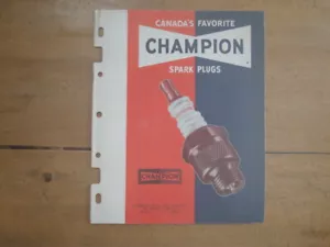 Catálogo de bujías Champion 1928 - 1954. Canadiense - Imagen 1 de 7
