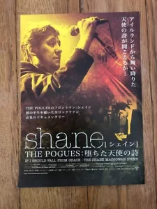 SHANE MacGOWAN (POGUES) 2005 ORIGINAL 2-sided JAPANESE POSTER size: 10x7 inches - Imagen 1 de 2