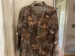 Mens RealTree Camouflage Long Sleeve Shirt Hunting Fishing Real Tree Size Large - Picture 1 of 20