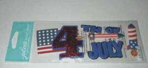 Jolee's Boutique July Fourth Stickers 6 PC Dimensional Stickers 50-60215 - Picture 1 of 5