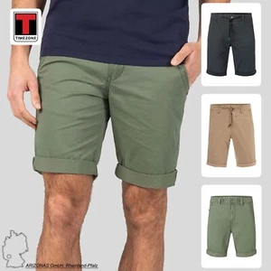 TIMEZONE Pantalones cortos de hombre Bermudas estampadas Chinos cortos LucaTZ NU - Imagen 1 de 19