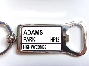 LONDON WASPS STADIUM ROAD BADGE STREET SIGN BOTTLE OPENER KEYRING KEY FOB GIFT - Picture 1 of 1