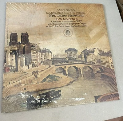 Sealed SAINT-SAENS LP ORGAN MARTINON SYMPH NO. 3 Orch NATIONAL Classical - Image 1 of 4