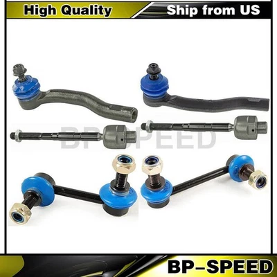 Se adapta a Mazda CX-9 2007 2008 2009 6 X Kit de barras de amarre delanteras interiores exteriores barra de extremo Foto 1 de 4