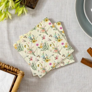 Bunny Blooms Napkin Paper Luncheon, 20 Count - Picture 1 of 2