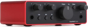 Focusrite Scarlett Solo 4th Gen USB Audio Interface - Picture 1 of 7