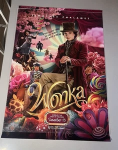 Wonka 2023 Double Sided Original Movie Poster 27" x 40" Timothee Chalamet - Foto 1 di 10