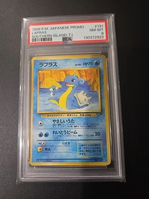 1999 PSA 8 Near Mint Japanese Pokémon Lapras Southern Island Non Holo Rare Promo - Image 1 of 2