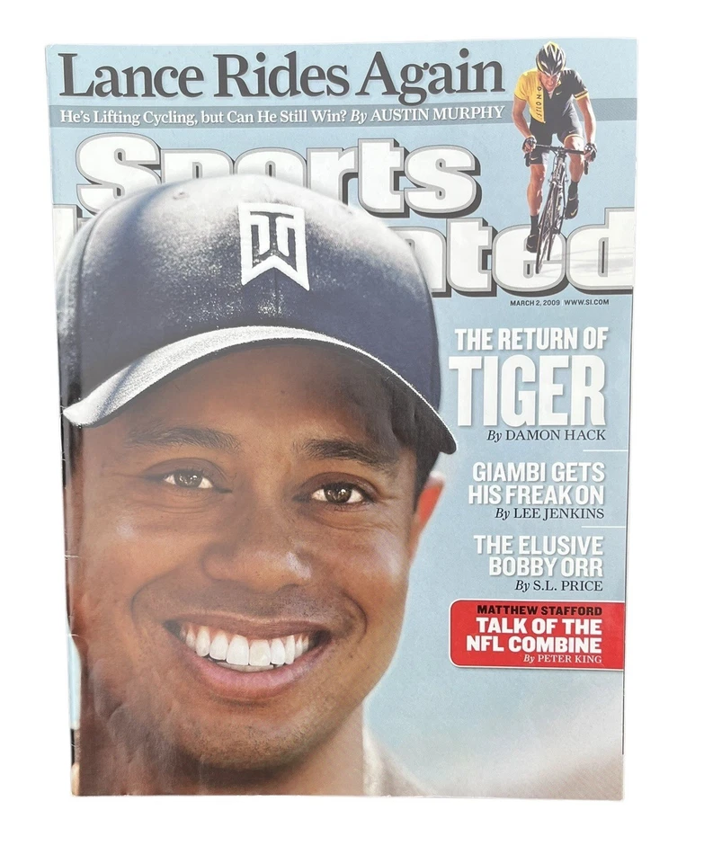 Newstand Tiger Woods Sports Illustrated Return of the Tiger 2009 sin etiqueta Foto 1 de 2