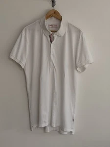 Polo Orlebar Marrón “Whiteside” Manga Corta Blanco Brillante XL - Imagen 1 de 11