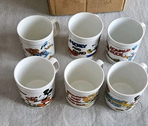 Mickey Mouse Tassen 6 x - Walt Disney Productions - kostenloser Versand UK - Bild 1 von 22