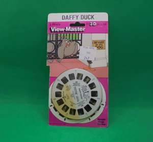 Vintage Viewmaster 3 carretes 21 imágenes 3D Pato Lucas - Imagen 1 de 3