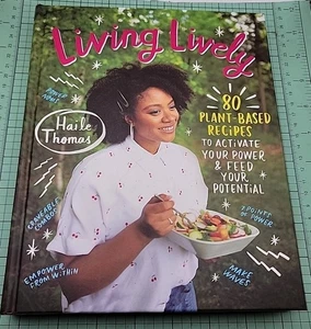Living Lively, 80 Plant Based Recipes: 2020 HC Book By H. Thomas, New, Free Ship - Imagen 1 de 11