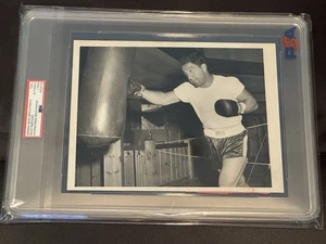 Foto boxe Rocky Marciano PSA tipo 1 anni 50 funzionante borsa pesante 49-0 Grossinger - Foto 1 di 3