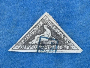 RARE ! TIMBRE Stamp CAP OF GOOD HOPE 1850s ? 1 PENNY - A EXPERTISER To expertise - Picture 1 of 2