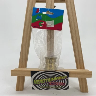 Vintage 90s Heavy Metal Brass 8 Ball Reflective Pog Slammer SEALED NOS Brand New - Image 1 of 4