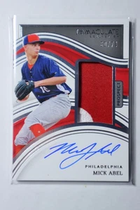 2023 Panini Immaculate Patch Autographs Mick Abel #17 Jersey Number /74  - Picture 1 of 2