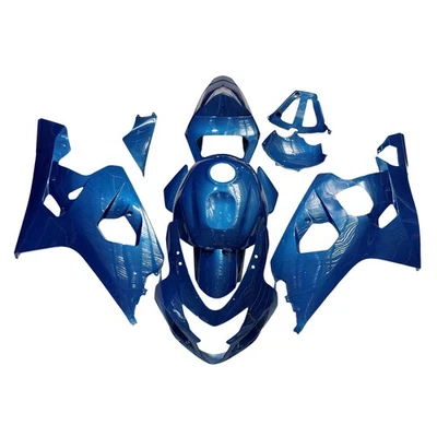 ABS Plastic Fairings Kit for Suzuki GSXR600 750 2004 2005 K4 Dark Blue Bodywork Foto 1 de 4