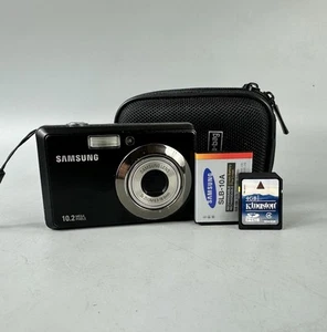 Samsung ES55 10.2MP Digital Camera With SD Card, Black - Tested - Imagen 1 de 11