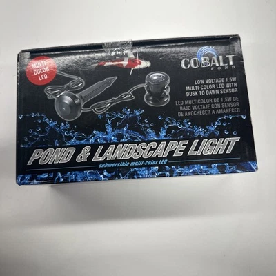 Cobalt Pond & Landscape LED Light Spotlight Submersible Multi-Color NEW - Image 1 of 4