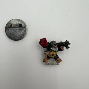 Warhammer 40K Squat Power Fist & Bolter 1988 Rogue Trader Citadel Metal Officer - Imagen 1 de 2