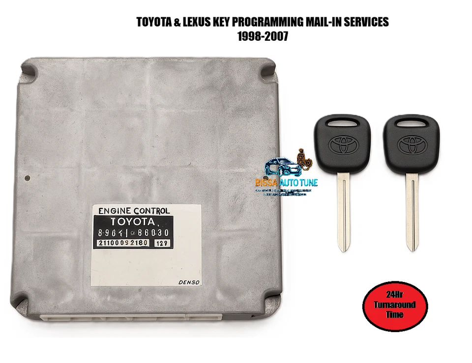 Toyota and Lexus AKL Key Programming 1998 - 2007 ECM/ECU/PCM Required Foto 1 de 1