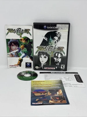 Soul Calibur 2 II Nintendo GameCube 2003 CIB Complete w/ Manual Reg Card Tested - Image 1 of 4