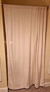 Threshold Privacy Curtain And Adjustable Rod Beige 7 foot - Picture 1 of 6